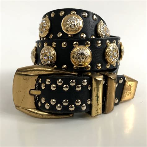 vintage versace mens belt|gianni Versace belt price.